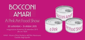 Bocconi Amari - A Pink Art Food Show